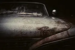 Car With A Large Amount Of Paint On It