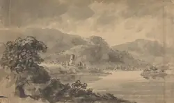 Painting Of A Group Of People On A Hill