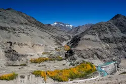 Mountain Range With A Mountain Range