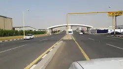 Highway With A Lot Of Traffic And A Lot Of Cars