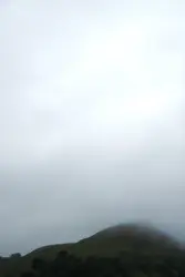 Mountain With A Cloudy Sky