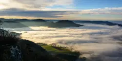 Mountain Range With A Mountain Range