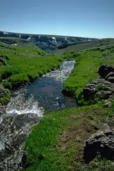 River With A Stream Running Through It