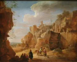 Painting Of A Man Riding A Horse With A Woman