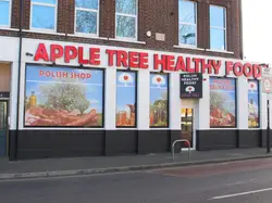Large Sign Advertising A Food Market