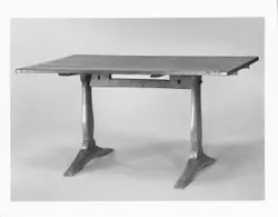 Table With A Table Cloth On It