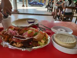 Plate Of Food On A Table