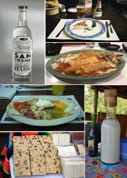 Collage Of Photos Of Food And Drinks