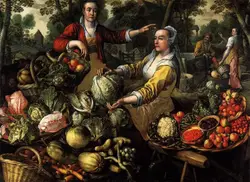 Woman Is Holding A Bunch Of Fruit