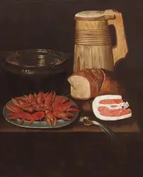 Plate Of Food With A Knife And Fork