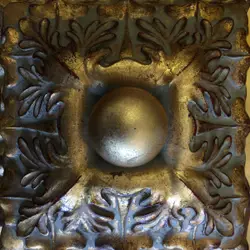 Sculpture Of A Man With A Hammer And A Clock