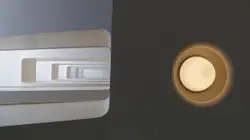 White And Black Object In A Dark Room