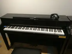 Piano With A Keyboard On A Table