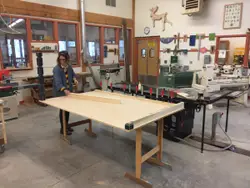 Room With A Table And A Table Cloth