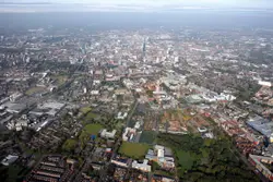 City With A Large City At The Top