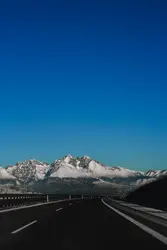 Mountain With A Train On It