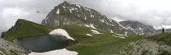 Mountain With A Mountain Range And A Mountain