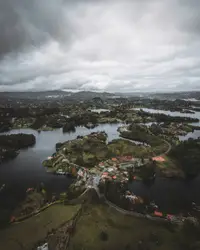 City With A Large Body Of Water