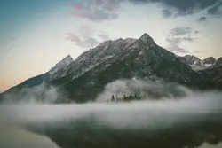 Mountain Range With A Mountain Range