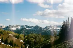 Mountain Range With A Mountain Range