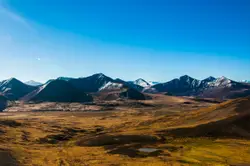 Mountain Range With A Mountain Range