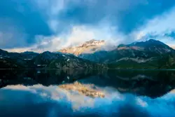 Mountain Range With A Mountain Range