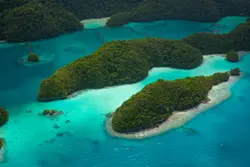 Large Body Of Water With A Bunch Of Small Boats