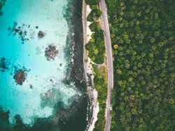 Large Body Of Water With A Large Body Of Water