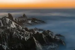 Mountain Range With A Mountain Range