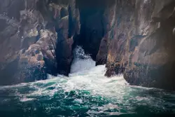 Large Wave Is Coming In To The Water