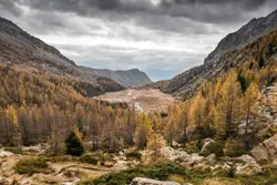 Mountain Range With A Mountain Range