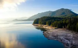 Lake And Mountains