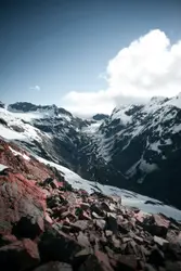 Mountain Range With A Mountain Range