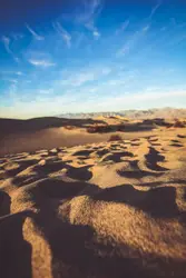 Desert With A Few Small Rocks