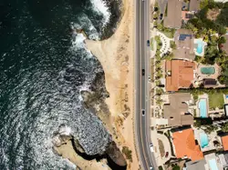 Beach With A Large Body Of Water