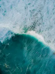 Wave Is Coming In To The Ocean