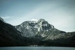 Mountain With A Mountain Range And A Mountain