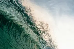 Large Wave Is Coming In To The Water