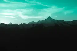 Mountain Range With A Mountain Range