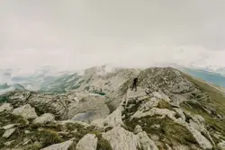 Mountain Range With A Mountain Range