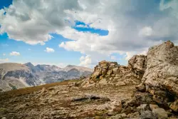 Mountain Range With A Mountain Range