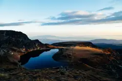 Mountain Range With A Mountain Range