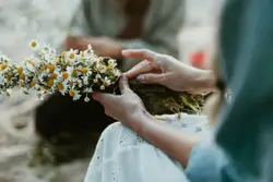 White flowers