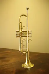 Trumpet on edge.