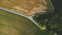 Separated land