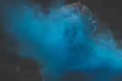 Blue smoke