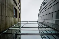 Low angle photography of building