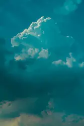 Aerial photography of cloudy sky