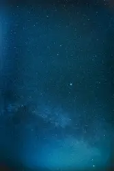A night sky with stars and the milky