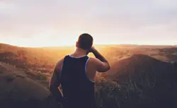 Man in tank top